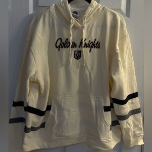 NHL Golden Knights Cream and Black Hoodie